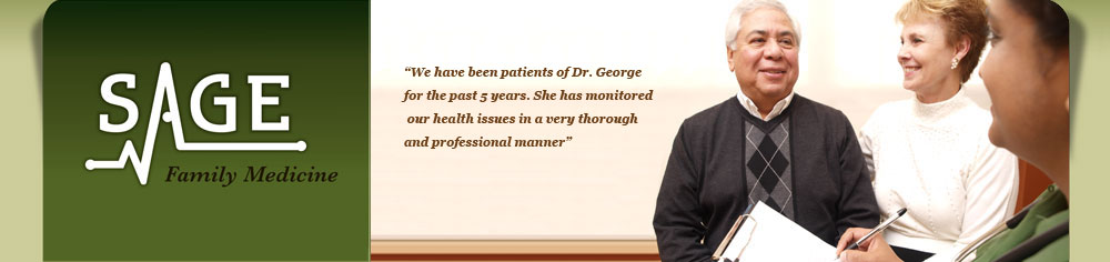 Dr. George with her patients